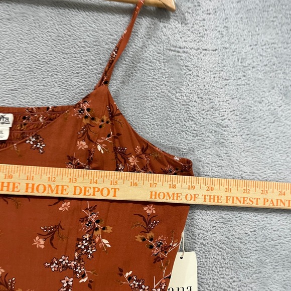 A.n.a A New Approach Dress XL Spaghetti Straps Flutter‎ Mini Smocked Bohemian - Picture 8 of 9